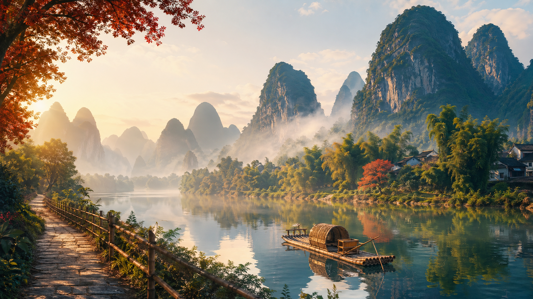 Guilin & Yangshuo travel destination view