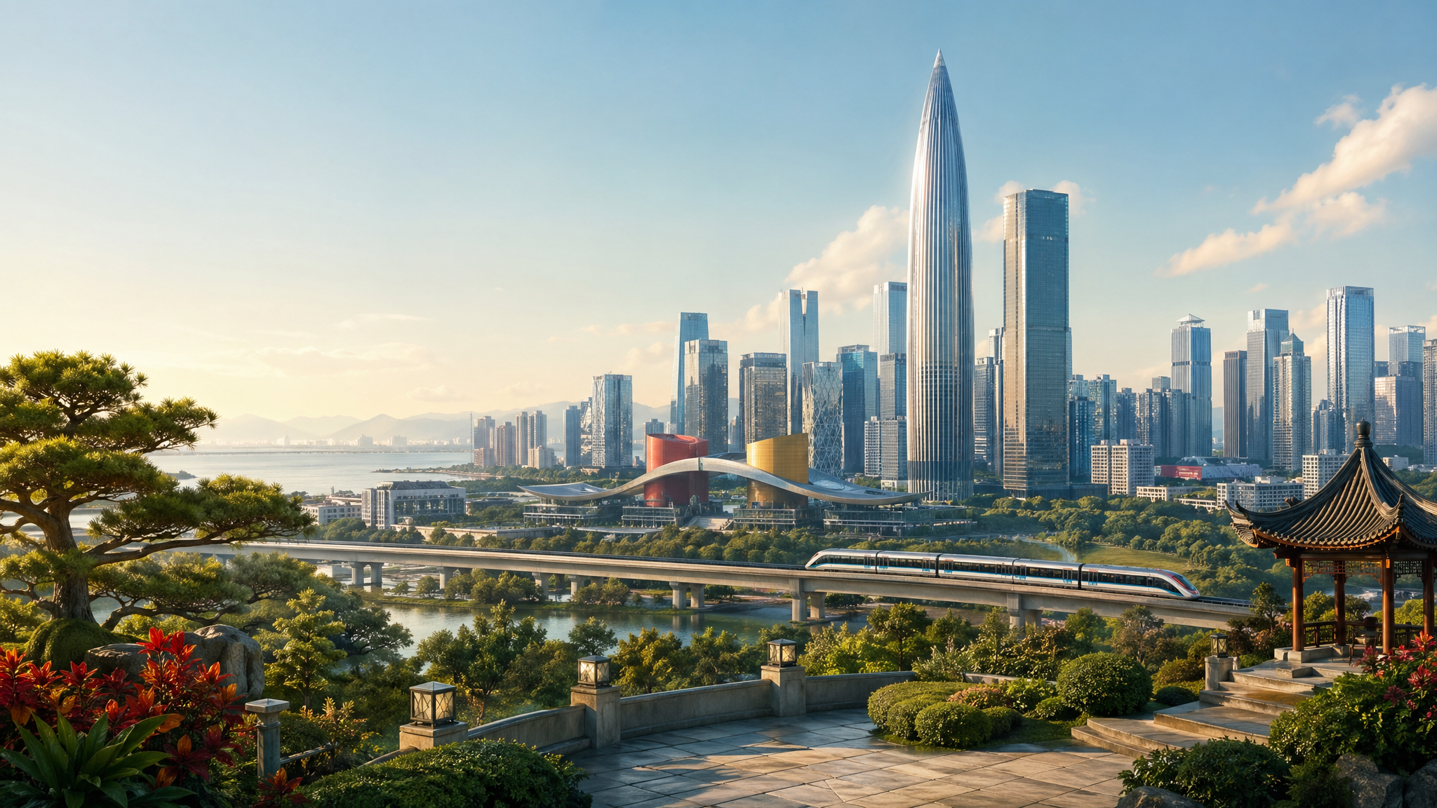 Shenzhen travel destination view